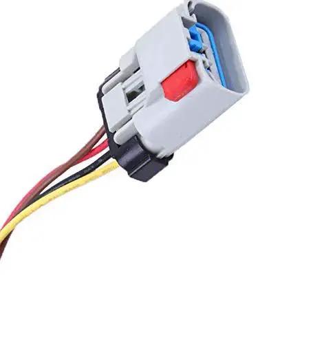 Close-up of Fuel Pump Connector Wiring Harness Pigtail Replacement For PT1402 FPX 03 Fits Chevrolet Chrysler Dodge Pontiac Ford GM GMC