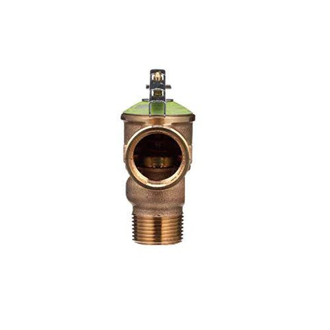 P1000AXL-125C pressure relief valve, brass body, Amazon brand.