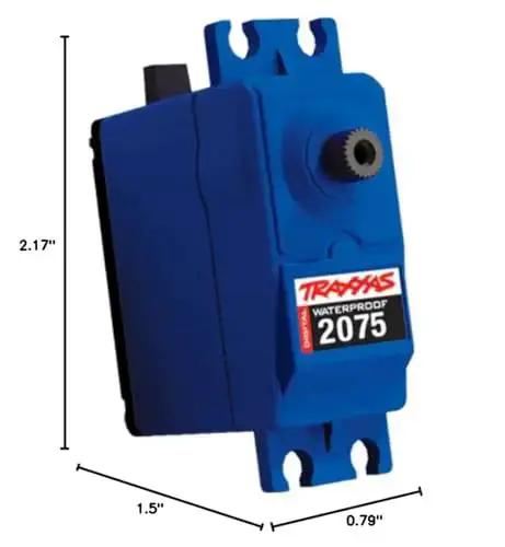 Beefy Waterproof Digital High Torque Servo 2075 For E Maxx Revo T Maxx Summit Stampede OX1 VXL Compatibility 125 OzIn RC Car Servo