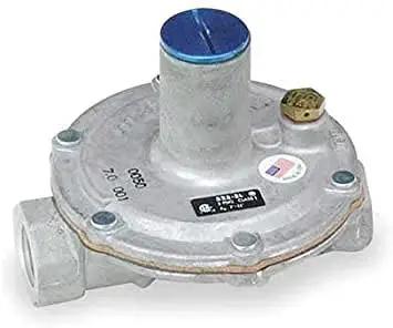 Gas Pressure Regulator For Gas Lines 2 Psi Output Up To 250000 BtuH Propane And Natural Gas One Half Inch Connection MAXITROL 325-3L