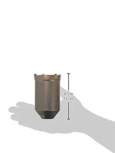 Carbide Tipped Concrete Core Drill Bit, Two And A Half Inch By Four Inch, Pro Grade Replaceable Center Bit For Maximum Tool Life