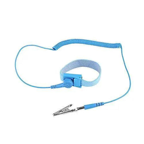 Anti Static Wrist Strap And Ground Mat Set For ESD Safe Phone Repair And Electronics Maintenance with blue wrist strap