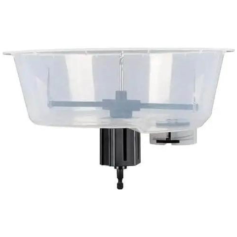 Side view of Pro Grade Adjustable Hole Saw Cutter for Drywall and Ceiling Tiles with Dust Bowl and Vacuum Port, 2 to 7 Inches
