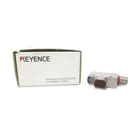 LR-ZB240CB Laser Sensor for Industrial Automation and Precision Sensing with box packaging shown