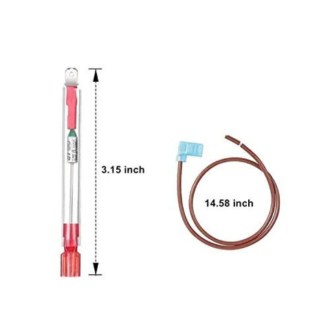 Thermal cut-off kit with 3.15-inch fuse and 14.58-inch brown wiring harness for RV Atwood water heater