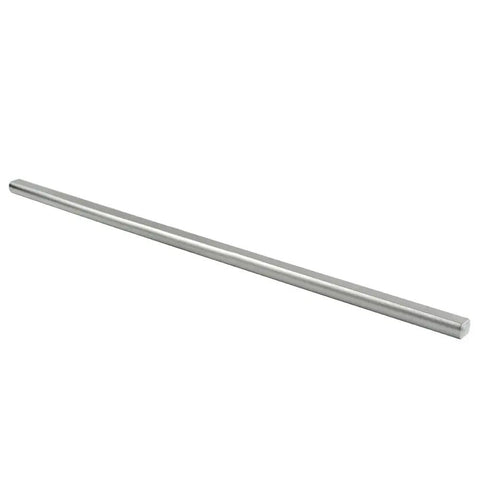 36 Inch Three Quarters DD Steering Shaft For Universal U Joints, steel shaft with double-D profile, side view