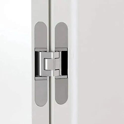 Concealed Door Hinges Heavy Duty Invisible 3D Adjustable Pair for Doors Up To 850mm Wide And 35mm Thick With 180 Degree Opening