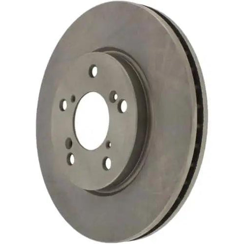 Front brake rotor for Honda, gray cast iron, 5-lug bolt pattern