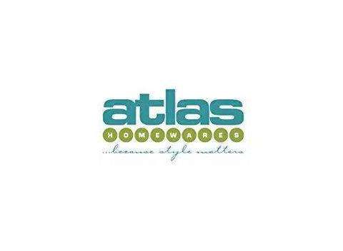 Logo of Atlas Homewares with teal and green text