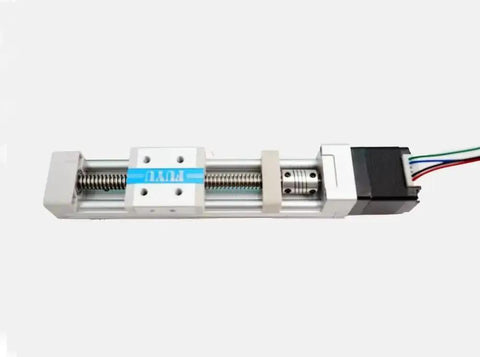 Mini Linear Rail Guide System For DIY CNC Sliders With 200mm Stroke Ladder Type Screw Linear Actuator Nema 11 Stepper Motor