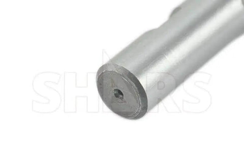 Side view of a HSS 4 Flute Center Cutting End Mills Set Of 3 13/16 In Dia 3/4 In Shank 1-7/8 In Flute Length 4-1/8 In Overall Length Right Hand Cut Shars 404-6235-3