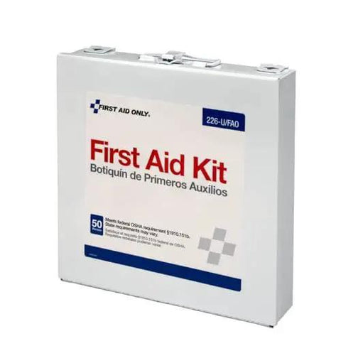 OSHA Compliant 191-Piece First Aid Kit For Business, Home, And Car With Color-Coded Unitized Boxes, 50-Person Emergency Kit