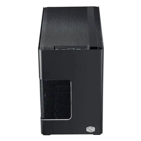 Front view of NR200P V3 Mini ITX Case Dope Compact Build With Top Mount 280mm Radiator, Vertical GPU Mount, Mesh Side Panel