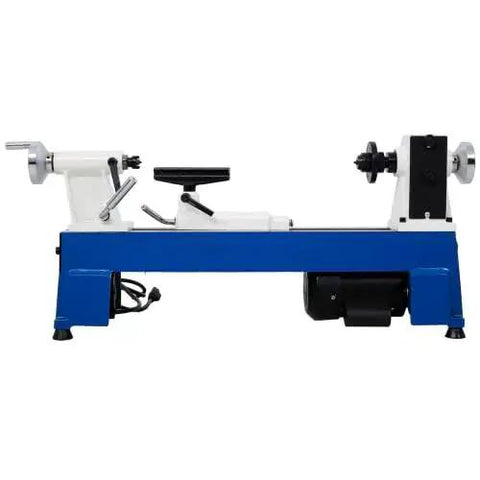 Versatile Benchtop Wood Lathe Workhorse With 10 By 18 Turning Capacity, Five Variable Speeds 500 750 1150 1800 3200 RPM, 1/2HP Power, Mini Wood Lathe For Woodworking And Woodturning, Smooth Belt Drive For Precise Finishing And Great Detail.