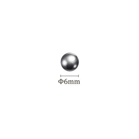 Single 6mm 304 Stainless Steel Precision Ball for Bearings, part of a 20 pack built tough, corrosion resistant.
