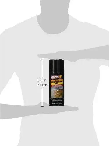 Heavy Duty No Nonsense Penetrating Oil For Rusted Fasteners And Frozen Parts, Displaces Water, Loosens Nuts And Bolts, 12 Ounce Bottle