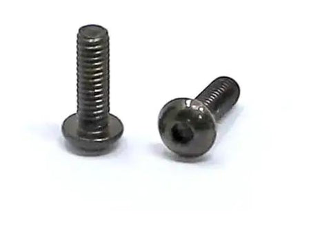 Two screws from 100 Pcs M2.5 X 8mm Hex Socket Button Head Cap Screws Kit In Black Oxide Finish, Alloy Steel 10.9 Grade