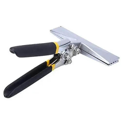 Six Inch Seaming Pliers And Sheet Metal Tools Set with straight jaw hand seamer for ductwork and fabrication, heavy-duty steel