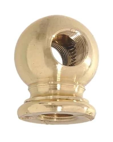 Three Way Brass Arm Back With One Eighth F Threads On All Sides Unfinished Brass Finish Seven Eighths Inch Diameter Ideal For Custom Lamp Arms