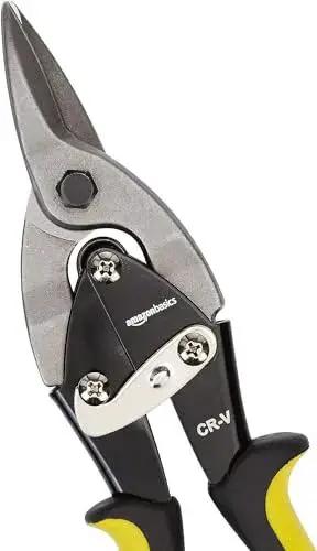 Straight Cut Aviation Snip With High Leverage Design And Serrated Edge Blade For Easy Cutting Of Aluminum Tin And Thin Steel