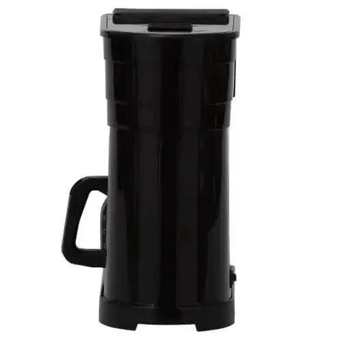 Side view of Velocity Brew 10 Cup Home Coffee Brewer With A Stainless Steel Hot Water Tank That Stays Hot For Quick Brews