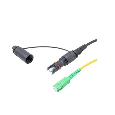 Fiber Patch Cable Opti Tap, SC/APC to SC/APC, simplex SMF, 0.3 m LSZH jacket