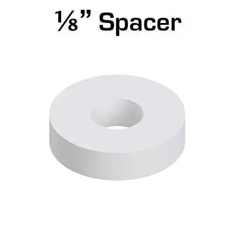 Nylon Shaft Spacer Pack One Eighth Inch Thick One Half Inch Outer Diameter Zero Point One Nine Four Inch Inner Diameter Fifty Count