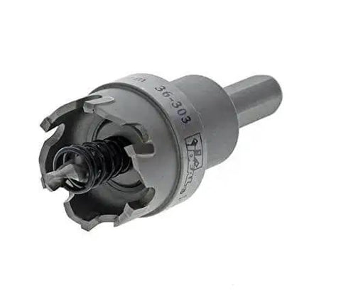 TKO Carbide Tipped Hole Cutter kit single cutter shown with Smooth Start pilot bit visible