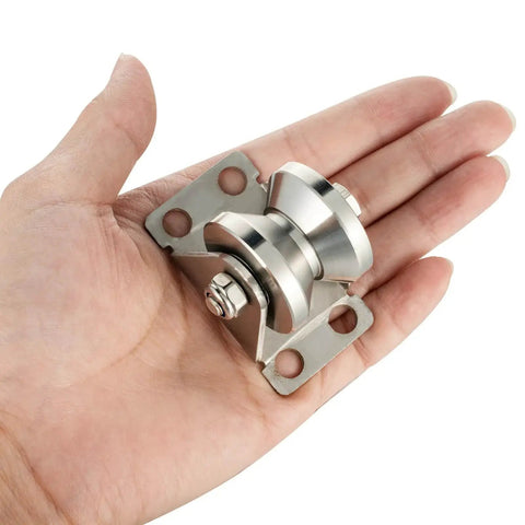 32mm Cable Pulley Wheel Wall Mount With Dual Bearings And Heavy Duty Construction For Smooth Wire Rope Travel 3 To 10mm
