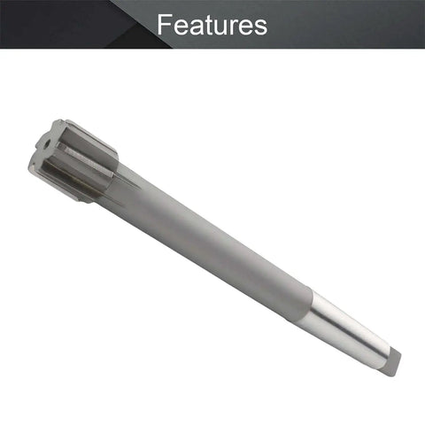 32mm H7 Tungsten Carbide Reamer For Lathe Machines, Chucking Reamer With Taper Shank, shown on a white background