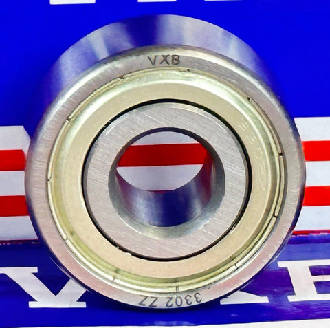 3302ZZ Angular Contact Bearing Shielded 15x42x19 - VXB Ball Bearings