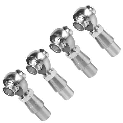 3/4 Heim Joints Rod End Kit with Right and Left Hand Threads, 750 Chromoly Panhard Joints Set, 4 Pack