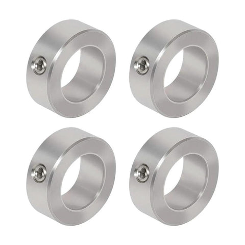 ✝️ 3/4" Bore Stainless Steel Axle Shaft Collars w/Set Screw,4-Piece heavy duty stainless pulley wheel for lifting and rigging