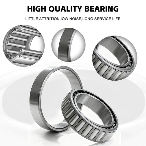 Two Pack 3500lb Trailer Wheel Bearing Kit For One And Three Eighths To One And One Sixteenth Inch Tapered Axles EZ Lube Spindle 84