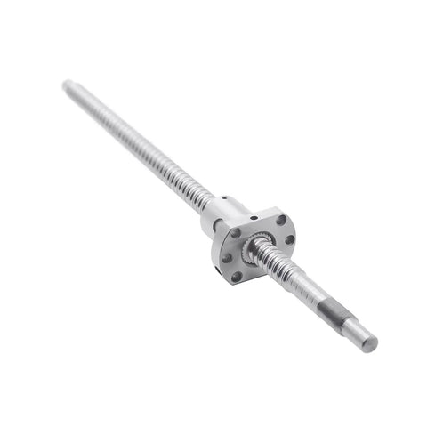350mm Ball Screw RM1204 SFU1204 End Processing Kit with Metal Ball Nut for CNC Machines and 3D Printers, 12mm Diameter, 4mm Lead