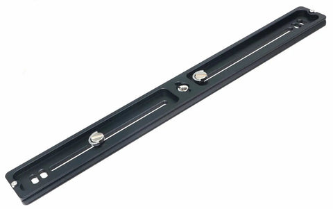 PU350 350mm Universal Long Quick Release Plate with Dual Dovetail Slide Rail and D Ring Screw, Arca Swiss Compatible, aviation aluminum.