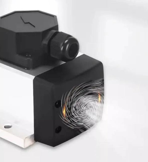 3.5kW CNC Spindle Motor Kit With Four Bearings, Air Cooled 220V Spindle shown in side view