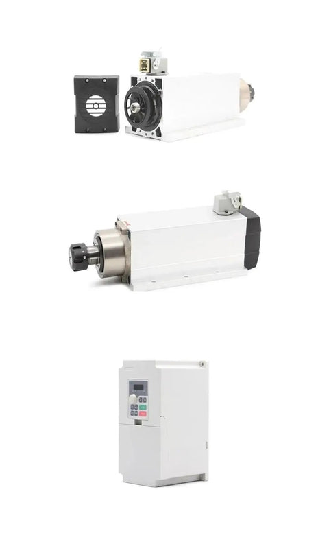 Pro Grade 3.5kW ER25 CNC Spindle Kit with Ceramic Ball Bearings, 0.01mm Collet, 220V VFD, quiet water or air-cooled option