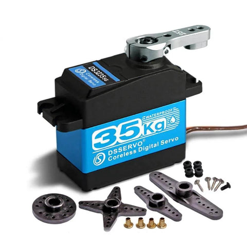 35kg high Torque Coreless Motor servo Metal Gear Digital and Stainless Steel Gear servo arduino servo for Robotic DIY, RC car
