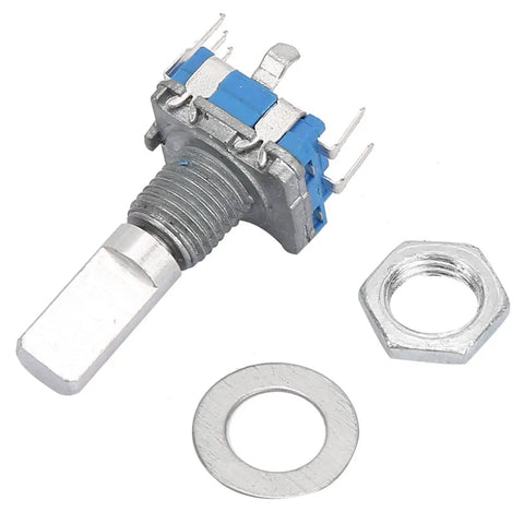 10 Pack Rotary Encoder With 360 Degree Spin Code Switch And Push Button 5 Pin Digital Potentiometer for DIY Electronics and Controllers