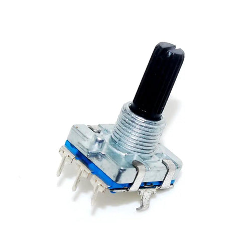 360 Degree Rotary Encoder Potentiometer For Audio Gear Rig EC16 Model, 24 Pulses Per Rotation, 20mm Shaft, 3 Pin Interface
