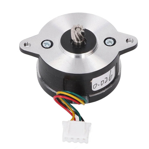 2 Phase 1.8 Step Angle Round Stepper Motor DC2.4V 1A 36mm for 3D Printer Extruder Widely Used in X1 or P1 Series, front view with wires and connector