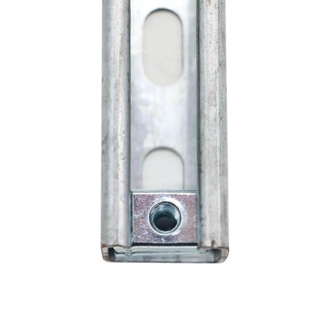Thickened 3/8-16 strut channel nuts with zinc plating provide quick, tool-free mounting for pipes, cables, boxes on slotted channels.