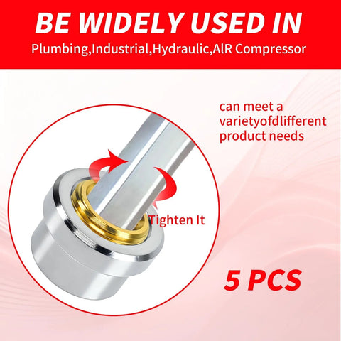Three Eighths Inch NPT Stainless Steel 304 Female Weld Bung Mounting Fitting for tanks and pipes close-up with usage description