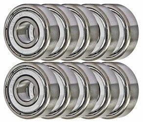 38KDD Ball Bearings 8x22x7 Miniature Bearing Pack of 10 - VXB Ball Bearings