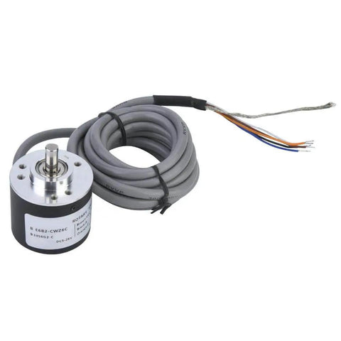 Incremental Rotary Encoder Five To Twenty Six Volts DC Top Notch 38 Millimeter Diameter NPN Open Collector ABZ with cable