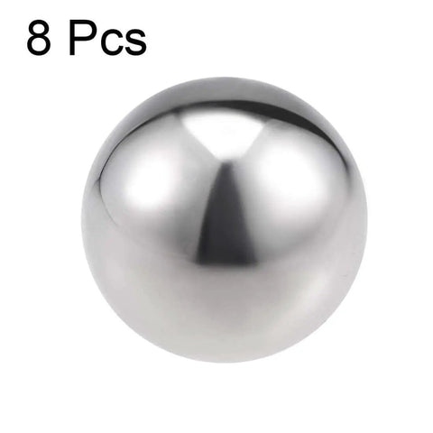 38mm Stainless Steel Hollow Garden Balls 8 Pack 304 Stainless Steel Mirror Finish Spheres For Outdoor Yard Decor Rustproof Weather Resistant Reflective Orbs
