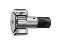 Single Standard Metric Cam Follower CF16B Caged High-Carbon Steel with shielded hex head stud, side view