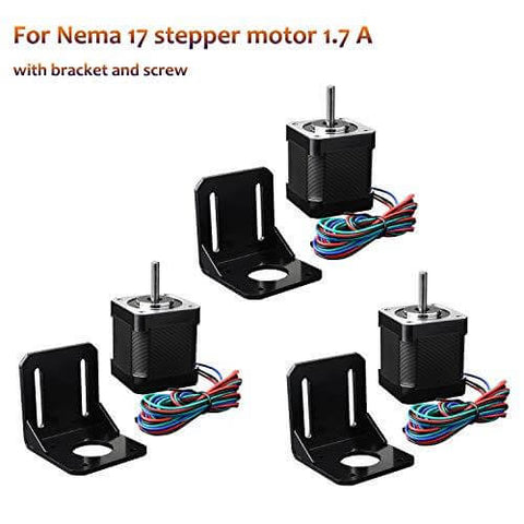 3D Printer CNC Controller Ardiuno CNC kit - for Arduino IDE, GRBL CNC Shield Board+RAMPS 1.4 Mechanical Switch Endstop DRV8825 A4988 Stepper Motor Driver Nema17 Stepper Motor LKB02,Black