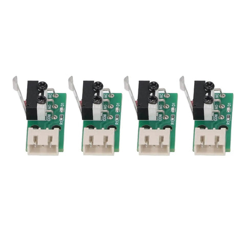 Pack of 4 3D Printer Limit Switch Endstop Module With Integrated Plug And 1M Photoelectric Sensor for Mega S and other printers